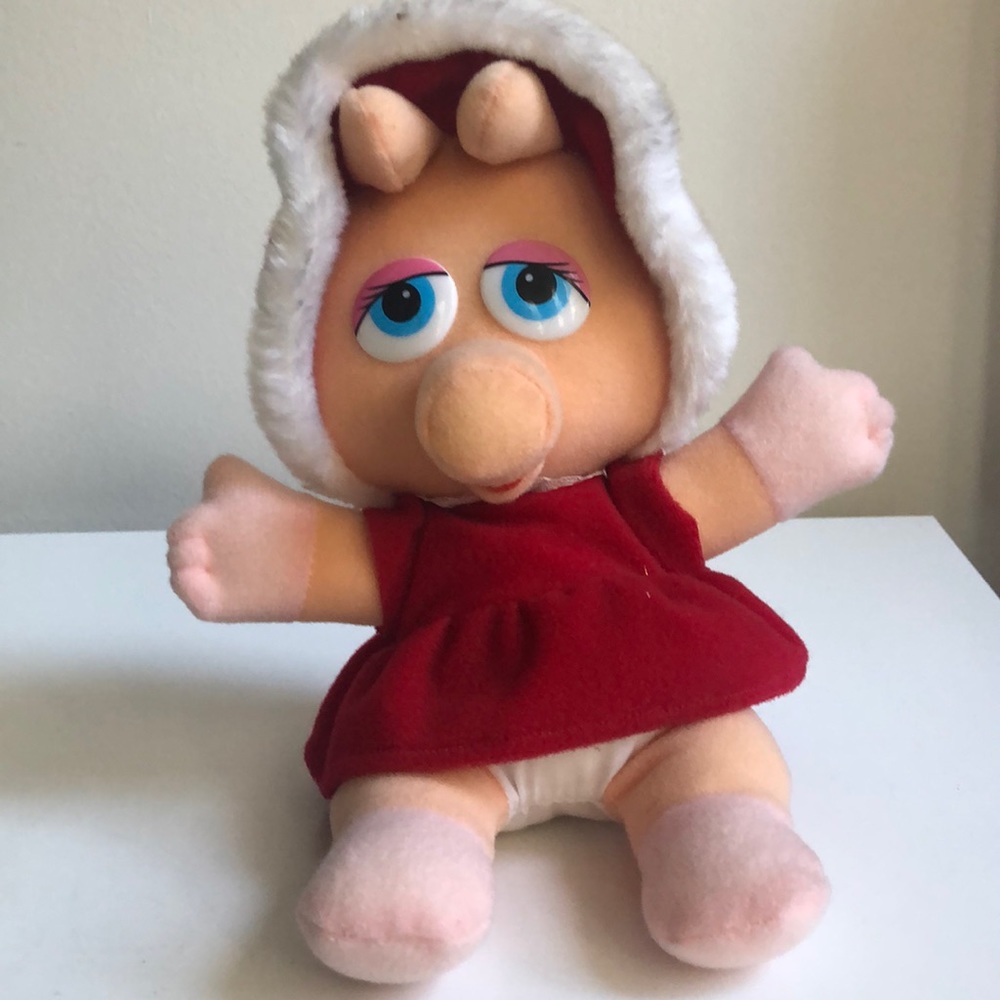 Vintage Muppet Babies McDonalds Holiday Miss Piggy!